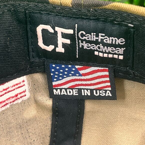 2020 Donald Trump Make America Great Again Camouflage MAGA Hat Cali Fame KAG - Picture 8 of 9